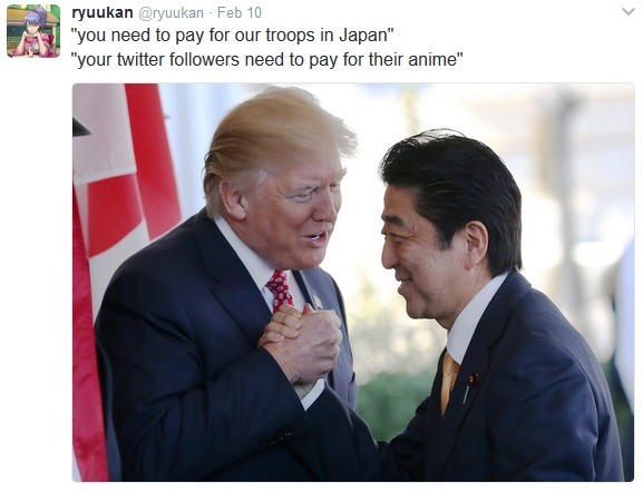 Abe-san Talks to Trump-kun