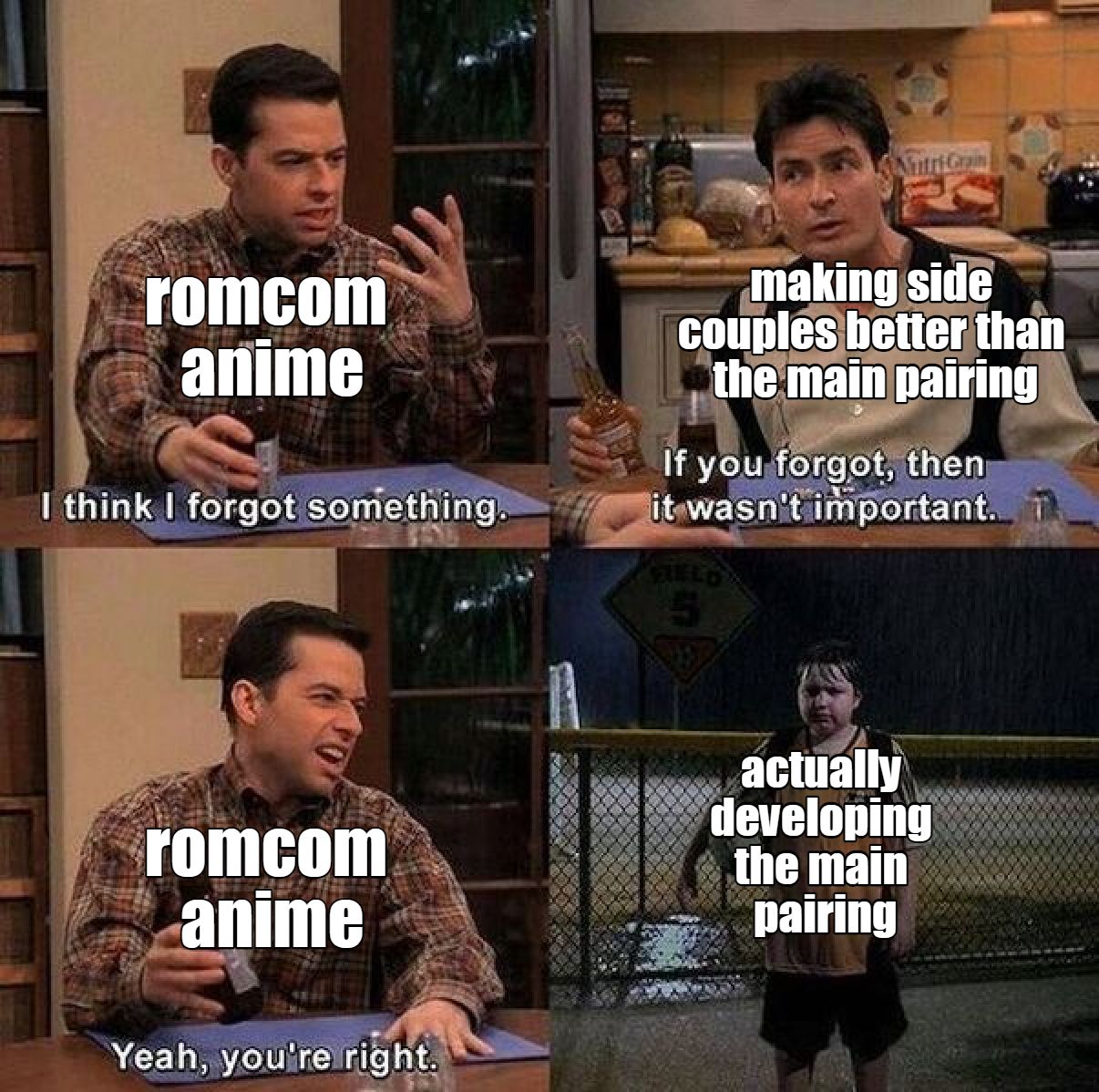 More Screentime > More Dialogue > More Effort